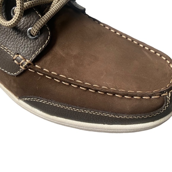 Florsheim Brown Lakeside Moc Toe Oxfords 10.5 - Picture 16 of 16